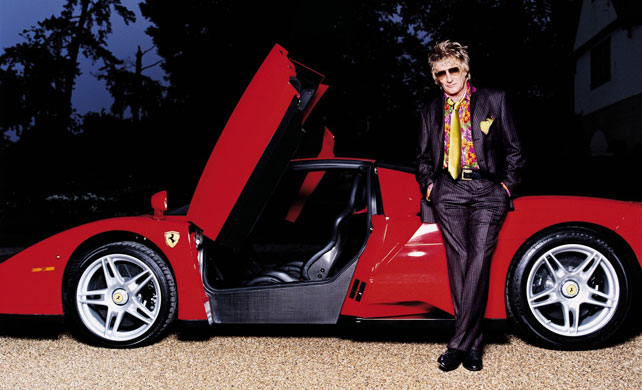 Rod Stewart Red Ferrari Hot Rod